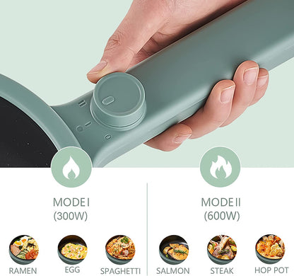 Privileged Collection Portable Electric Skillet – The All-in-One Space-Saving Cooker