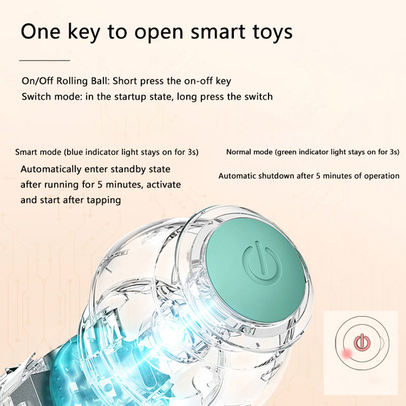 Privileged Collection Smart Auto-Rolling Interactive Cat Toy