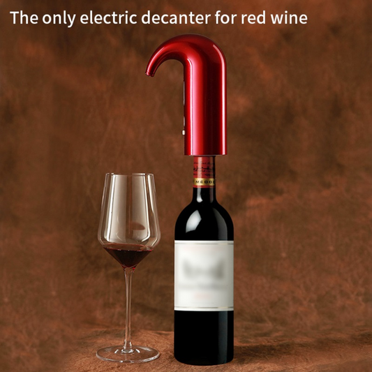 Instant Aerating Wine Decanter - Smart Electric Pourer & Dispenser