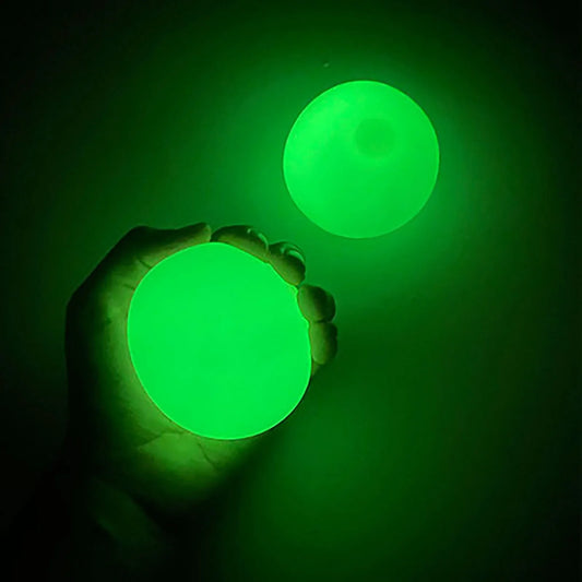 Glow-in-the-Dark Stress Relief Ceiling Ball - Ultimate Aesthetic Desk Gadget
