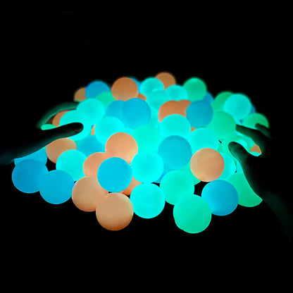 Glow-in-the-Dark Stress Relief Ceiling Ball - Ultimate Aesthetic Desk Gadget